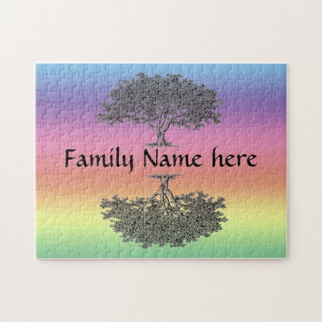 Puzzle - Family Tree/Name (Horizontal)