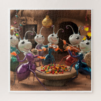 Puzzle for kids and adults..Happy Ants Party