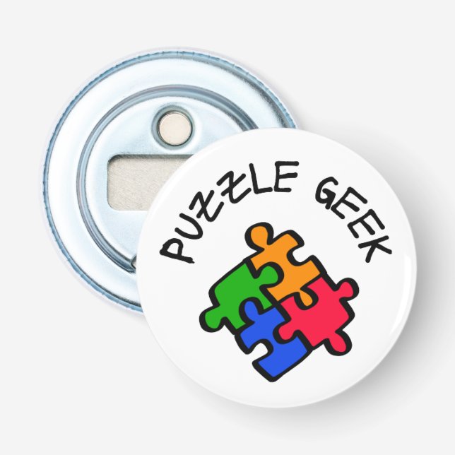 Puzzle Geek         Bottle Opener (Front)