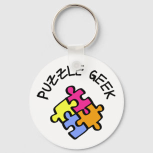 Puzzle Geek Key Ring