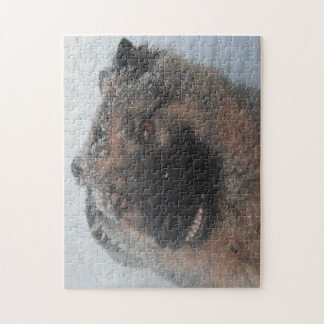 Puzzle German Shepherd Smiling (Vertical)