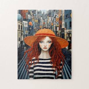 Puzzle Ginger Wonderland Abstract Journey Striped
