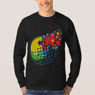 Puzzle Golf Support Autism Awareness Men Women Kid T-Shirt