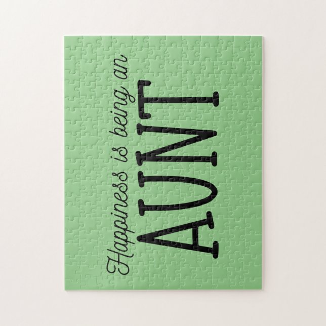 Puzzle - Happiness Is Being An Aunt (Vertical)