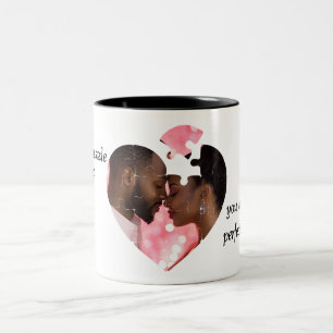 Puzzle-Heart Design Mug
