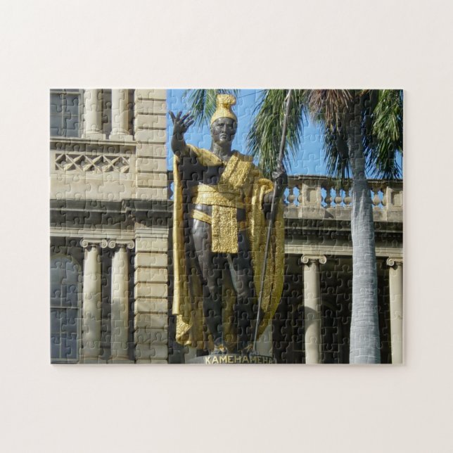 Puzzle, King Kamehameha Jigsaw Puzzle (Horizontal)