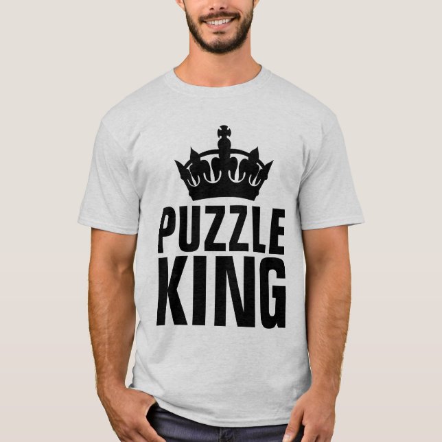PUZZLE KING MEN'S T-Shirts (Front)