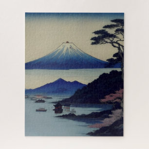 Puzzle - Lake, Pine and Mountain - Japan