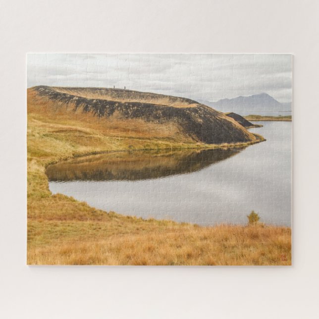 Puzzle Landscape of Iceland - Lake Myvatn (Horizontal)