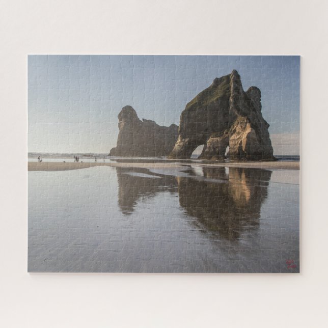 Puzzle Landscape of New Zealand - Wharariki beach (Horizontal)