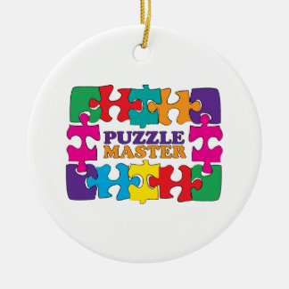 Puzzle Master Ceramic Tree Decoration