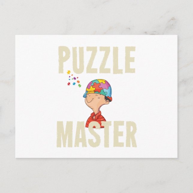 Puzzle Master Postcard (Front)