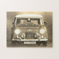 Puzzle Mini Cooper Car