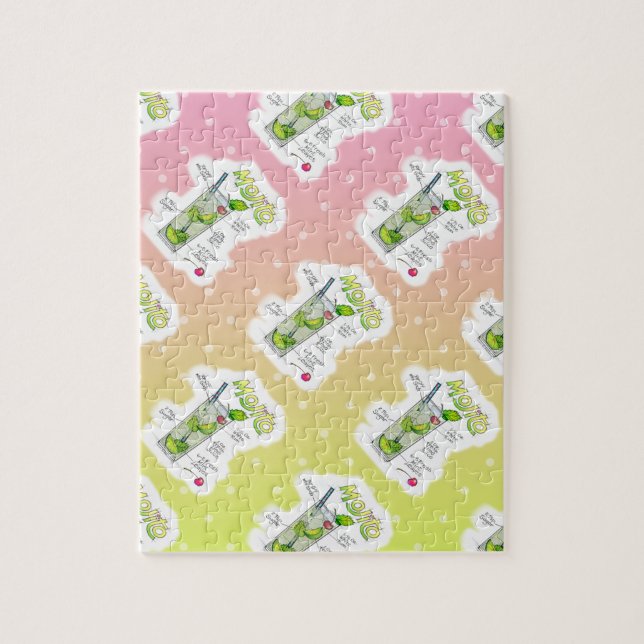 PUZZLE - MOJITO RECIPE COCKTAIL ART (Vertical)