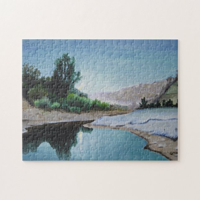 Puzzle Moonlit Night in the Wood (Horizontal)