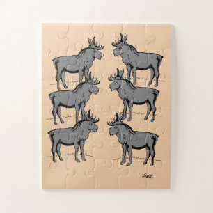 Puzzle : Moose Out And About