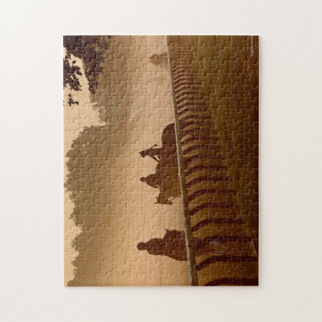 Puzzle - Morning Conversations at Saratoga (Vertical)