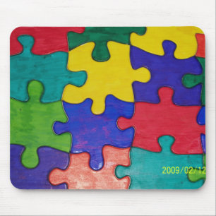 puzzle mouse pad