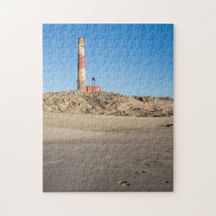 Puzzle of Dias' Point Lighthouse with Beach Wolf