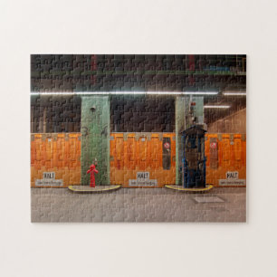 puzzle old Elbe tunnel