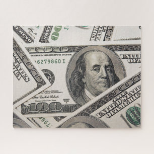 Puzzle One Hundred Dollars Banknotes 