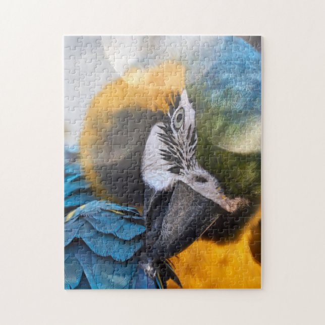 Puzzle Parrot Colour Bird (Vertical)