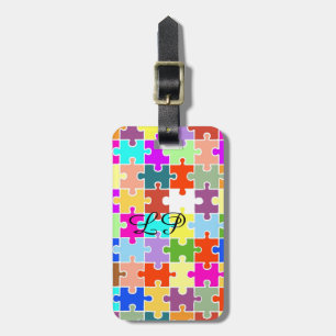Puzzle Personalised Luggage Tag