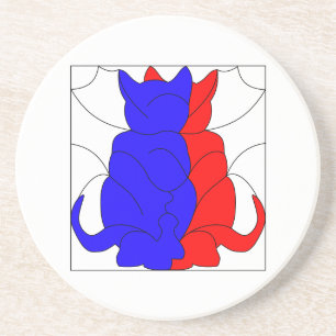 Puzzle Picture Cat Coasters