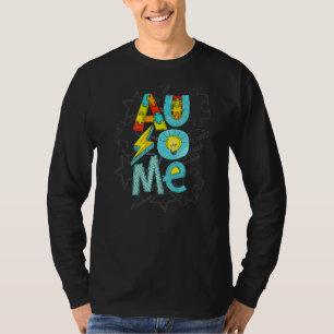 Puzzle Piece Ausome Autism Mum Autism Awareness Mo T-Shirt