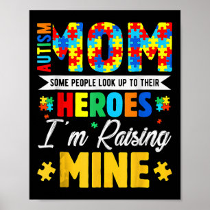Puzzle Piece Autism Mum Some People Look Up Their Poster