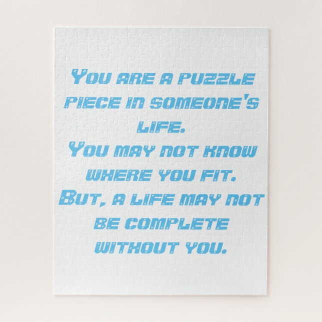 Puzzle Piece Jigsaw Puzzle (Vertical)
