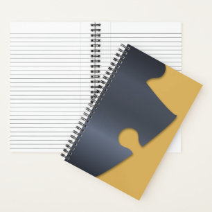 Puzzle Piece Notebook