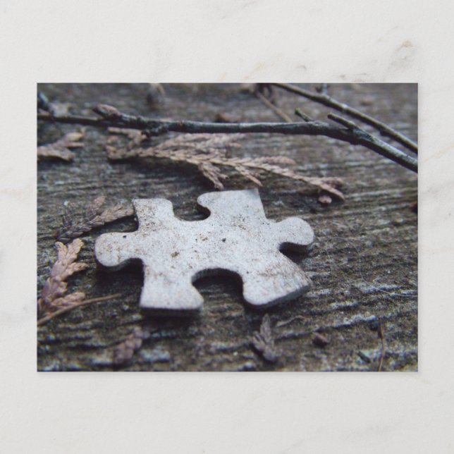 Puzzle Piece Postcard (Front)