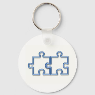 Puzzle Pieces Keychain