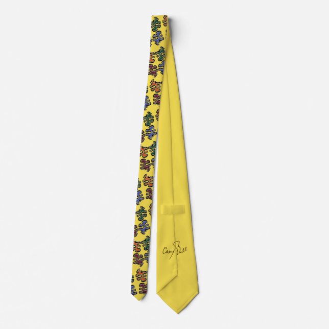 Puzzle Pieces Necktie (Back)