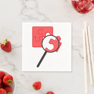 Puzzle Pieces Paper Napkins