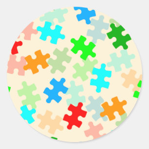 Puzzle Pieces Stickers