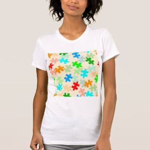 Puzzle Pieces Womens T-Shirt