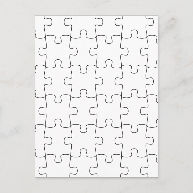 puzzle postcard (Front)