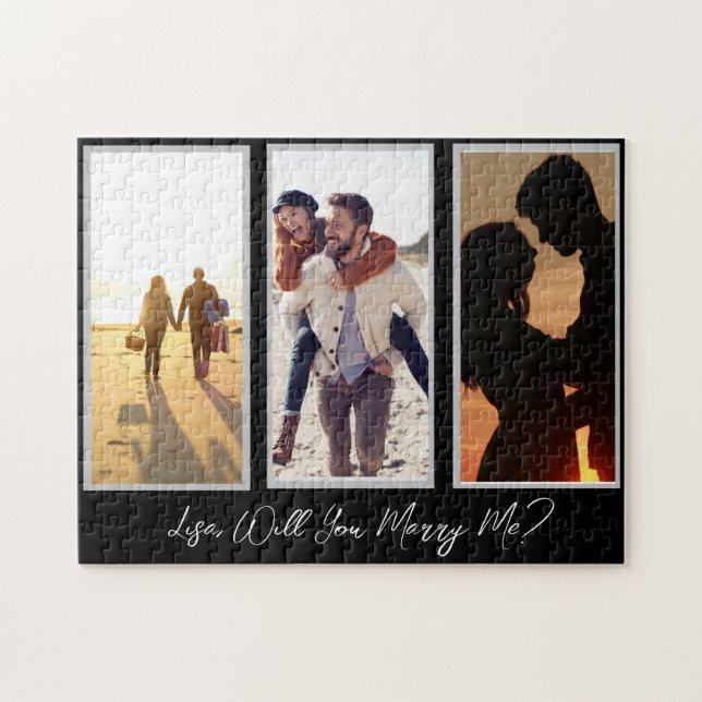 Puzzle Proposal Custom Photo  Customisable Jigsaw (Horizontal)