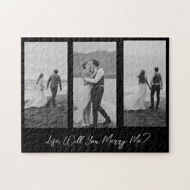 Puzzle Proposal Custom Photo  Customisable Jigsaw (Horizontal)