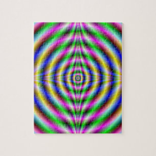 Puzzle  Psychedelic Neon Eye