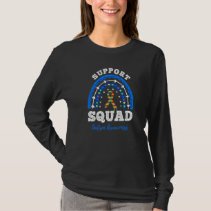Puzzle Rainbow Support Squad Autism Awareness Mont T-Shirt