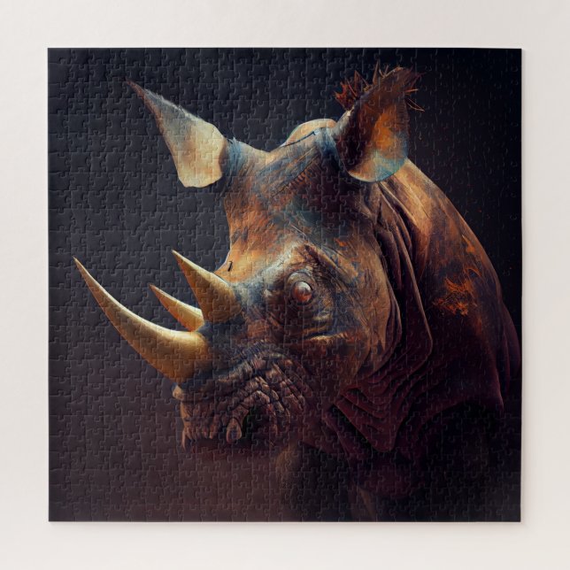 Puzzle Rhinocéros (Vertical)