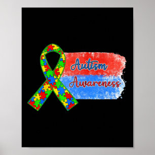 Puzzle Ribbon World Autism Awareness Day 2025 Supp Poster