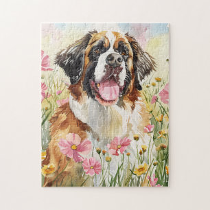 Puzzle – Saint Bernard Dog Puzzle Gift