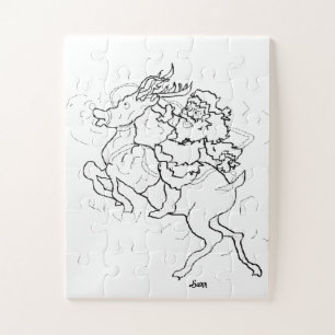 Puzzle : Santa & Rudolph