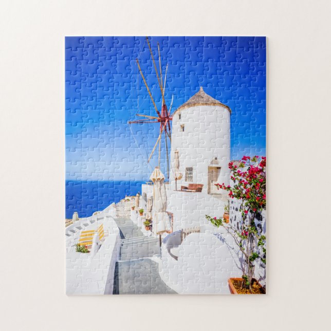 Puzzle Santorini Greece (Vertical)