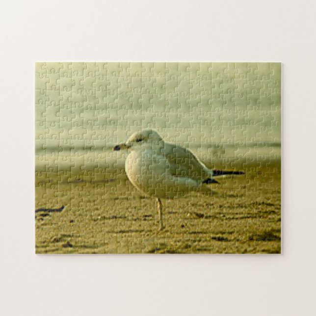 Puzzle - Seagull at Sunset (Horizontal)