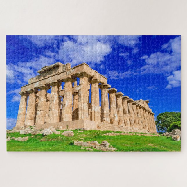 Puzzle Selinunte temple in Sicily (Horizontal)